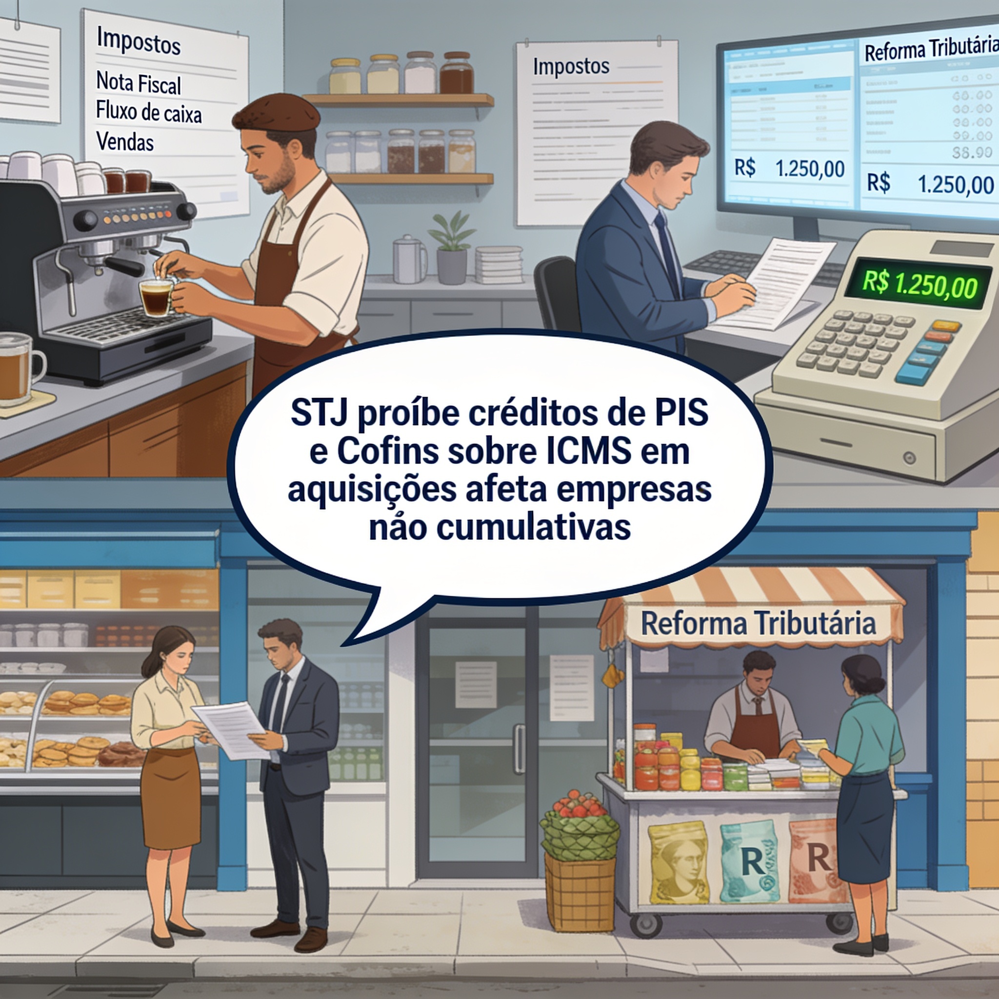 STJ proíbe créditos de PIS e Cofins sobre ICMS em aquisições afeta empresas não cumulativas