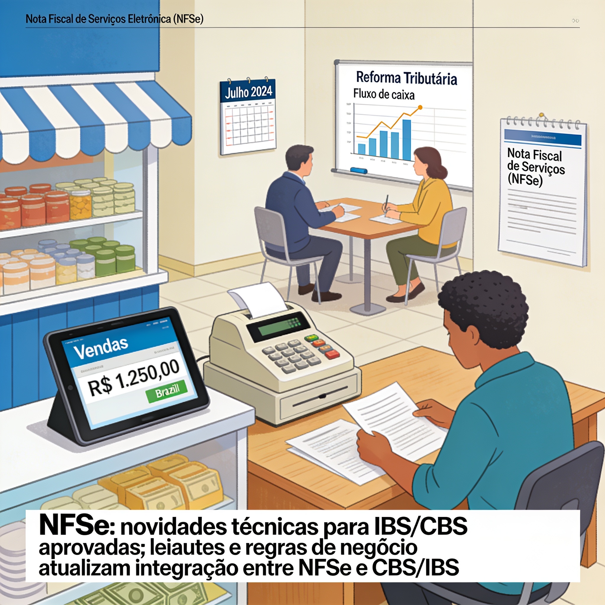 NFSe: novidades técnicas para IBS/CBS aprovadas; leiautes e regras de negócio atualizam integração entre NFSe e CBS/IBS
